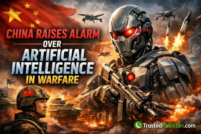 China Raises Alarm Over Artificial Intelligence in Warfare | trustedpakistan.com