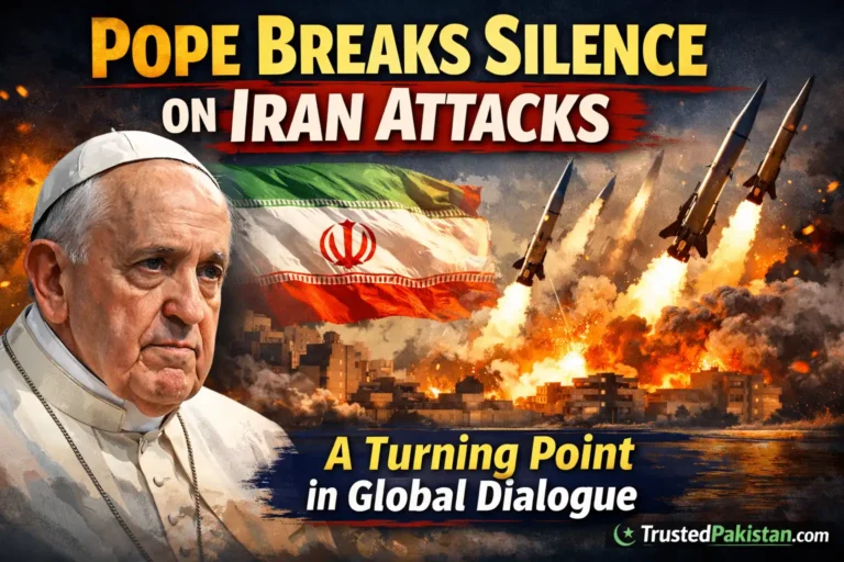 Pope Breaks Silence on Iran Attacks | A Turning Point in Global Dialogue | trustedpakistan.com