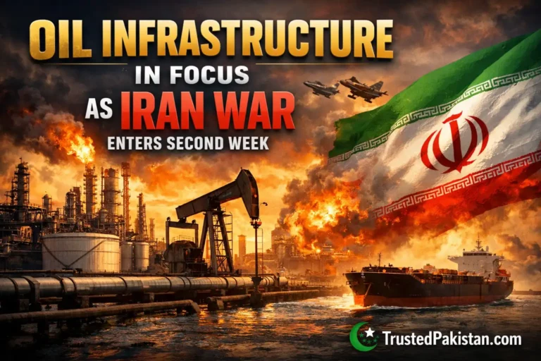 Oil Infrastructure in Focus as Iran War Enters Second Week | trustedpakistan.com