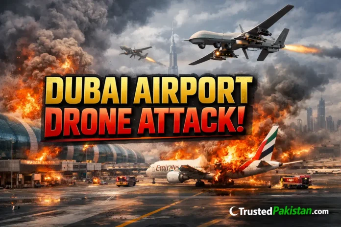 Dubai Airport Drone Attack | trustedpakistan.com