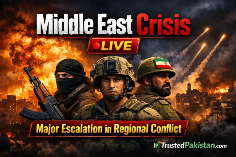 Middle East Crisis Live | Major Escalation in Regional Conflict | trustedpakistan.com
