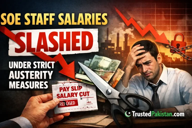 SOE Staff Salaries Slashed Under Strict Austerity Measures | trustedpakistan.com