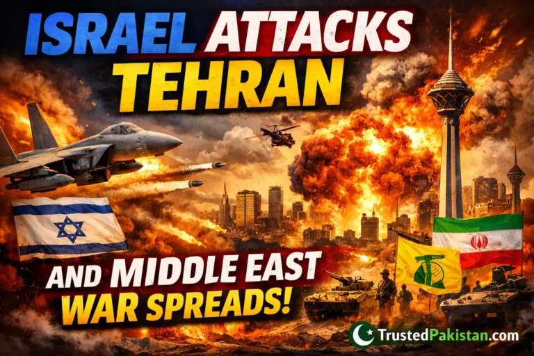 Israel Attacks Tehran and Middle East War Spreads | trustedpakistan.com