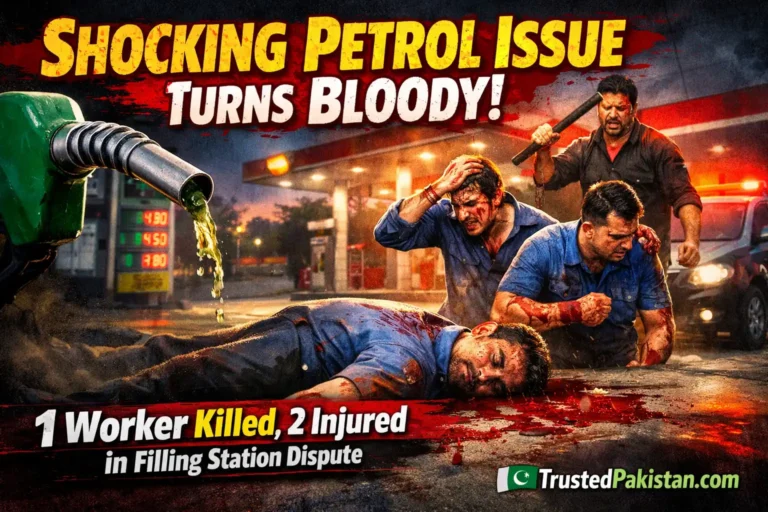 Shocking Petrol Issue Turns Bloody | 1 Worker Killed 2 Injured in Filling Station Dispute | trustedpakistan.com
