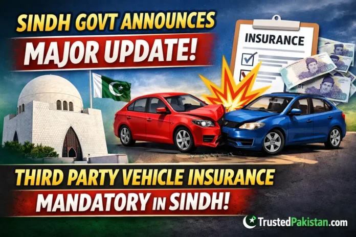 Sindh Govt Announces Major Update | Third Party Vehicle Insurance Mandatory in Sindh | trustedpakistan.com