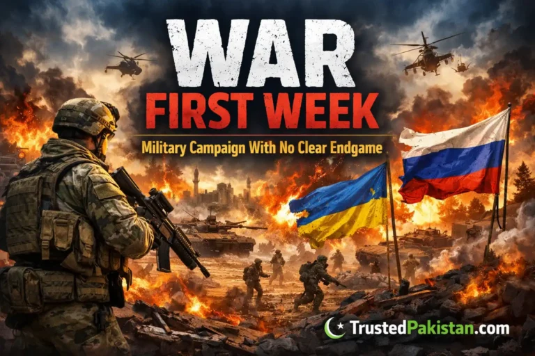 War First Week Military Campaign With No Clear Endgame | trustedpakistan.com