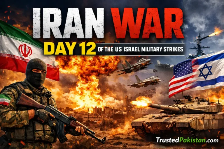 Iran War | Day 12 of the US Israel Military Strikes | trustedpakistan.com
