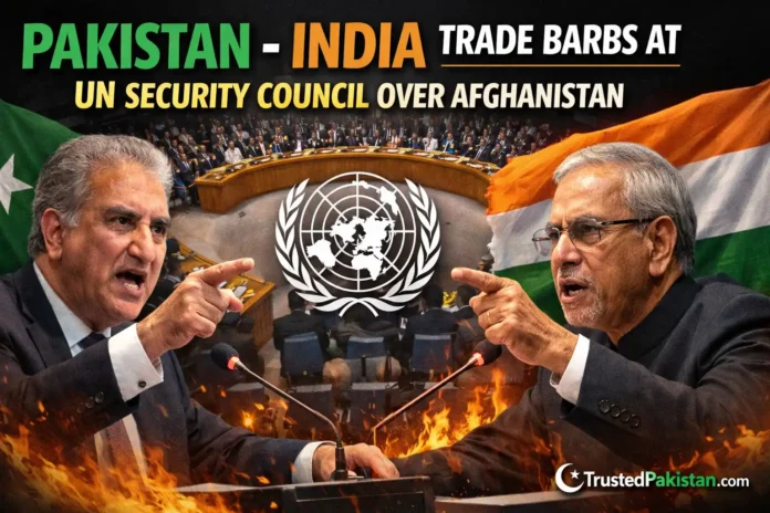 Pakistan India Trade Barbs at UN Security Council Over Afghanistan | trustedpakistan.com