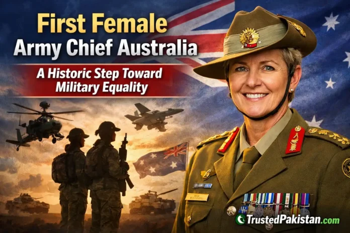 First Female Army Chief Australia | A Historic Step Toward Military Equality | trustedpakistn.com