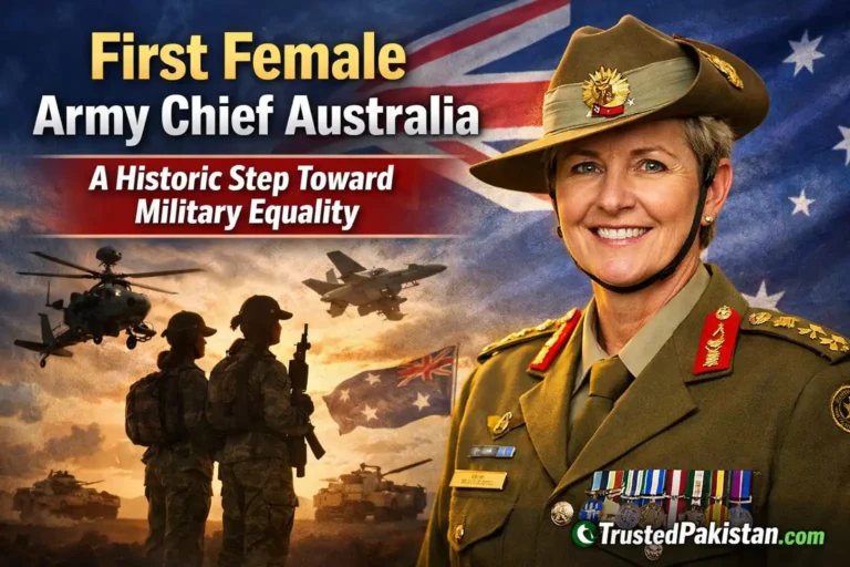 First Female Army Chief Australia | A Historic Step Toward Military Equality | trustedpakistn.com
