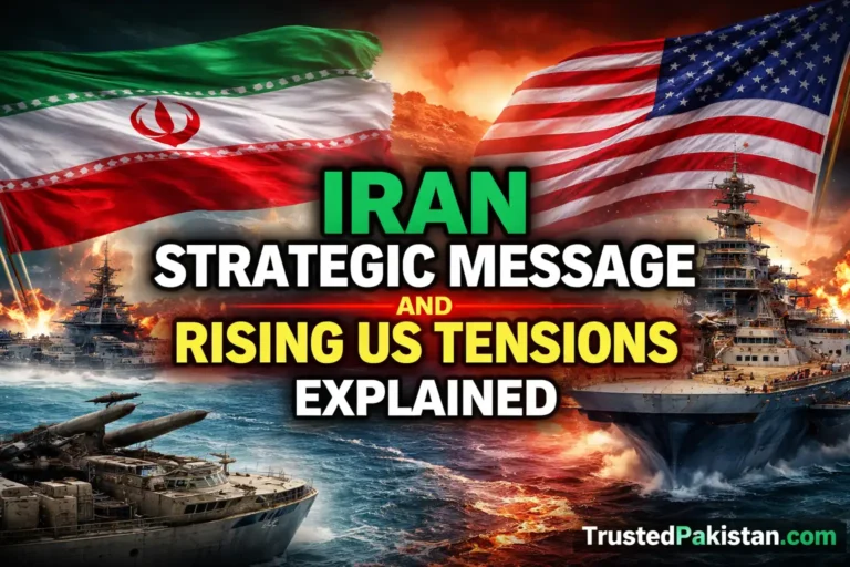 Iran Strategic Message and Rising US Tensions Explained | trustedpakistan.com