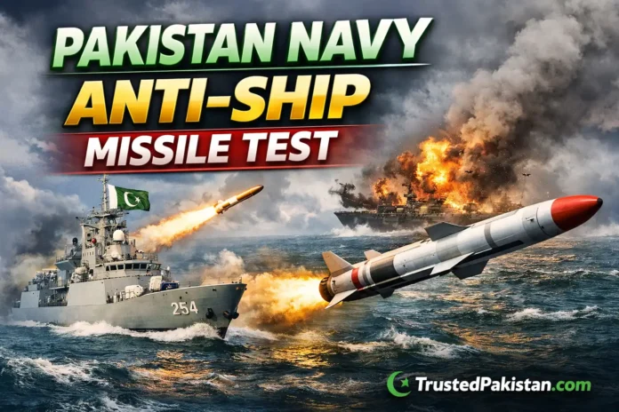 Pakistan Navy Anti Ship Missile Test | trustedpakistan.com